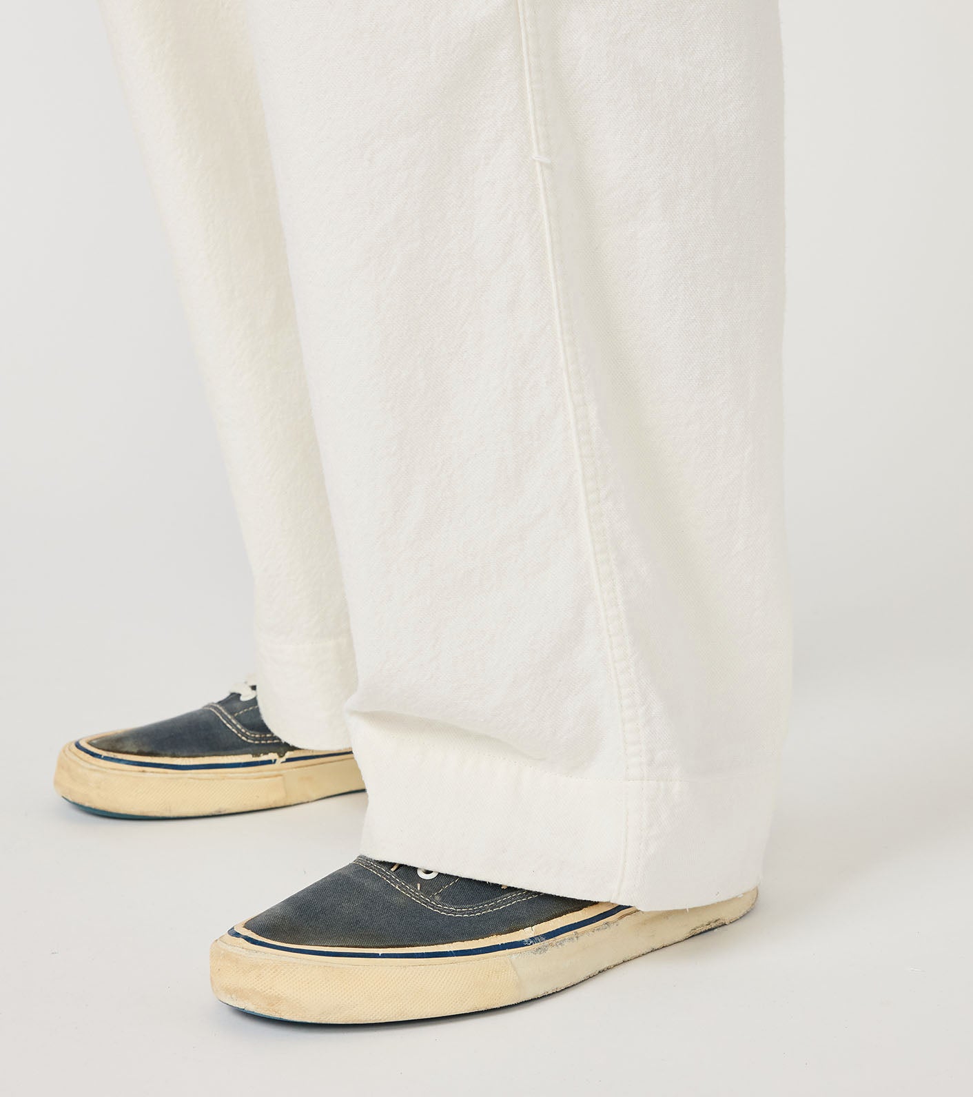 Silk Nep Cotton Twill Deck Pants