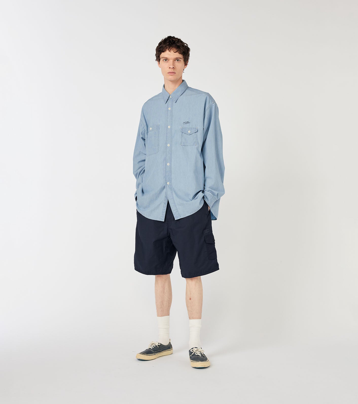Regular Collar Chambray Shirt