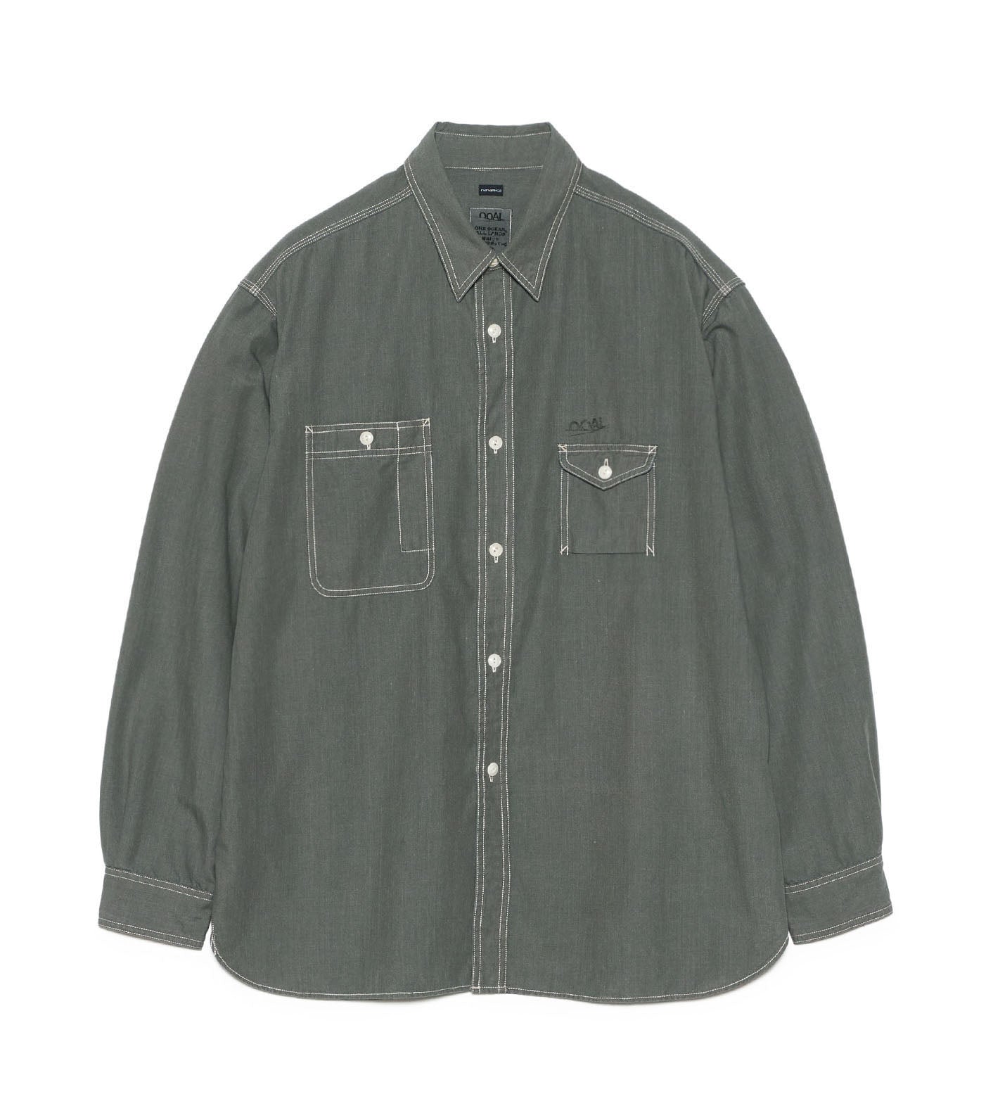 Regular Collar Chambray Shirt