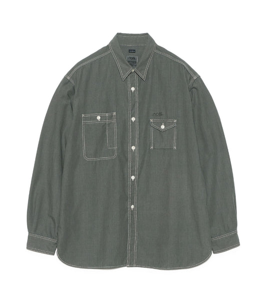 Regular Collar Chambray Shirt