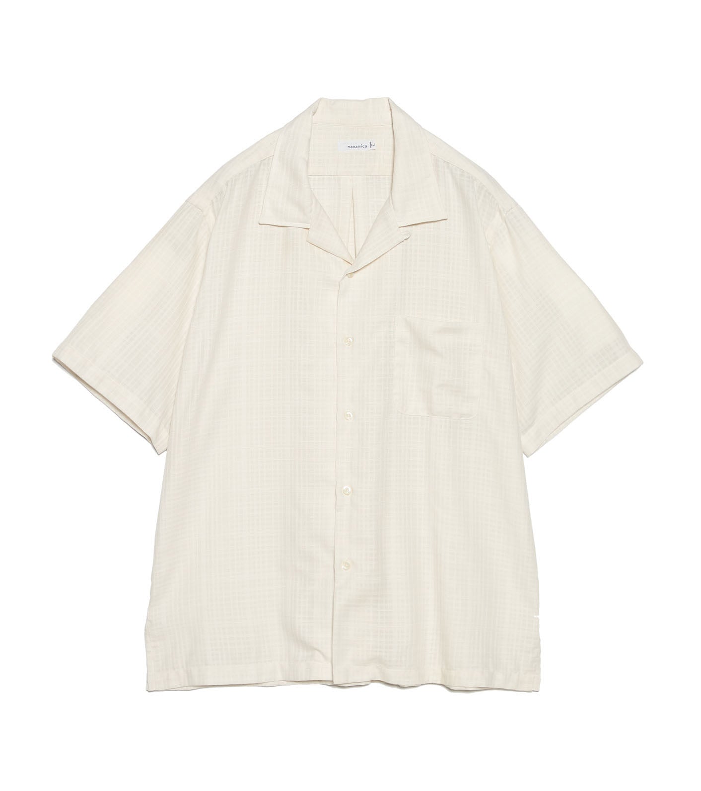 Open Collar Panama S/S Shirt