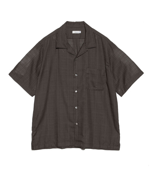 Open Collar Panama S/S Shirt