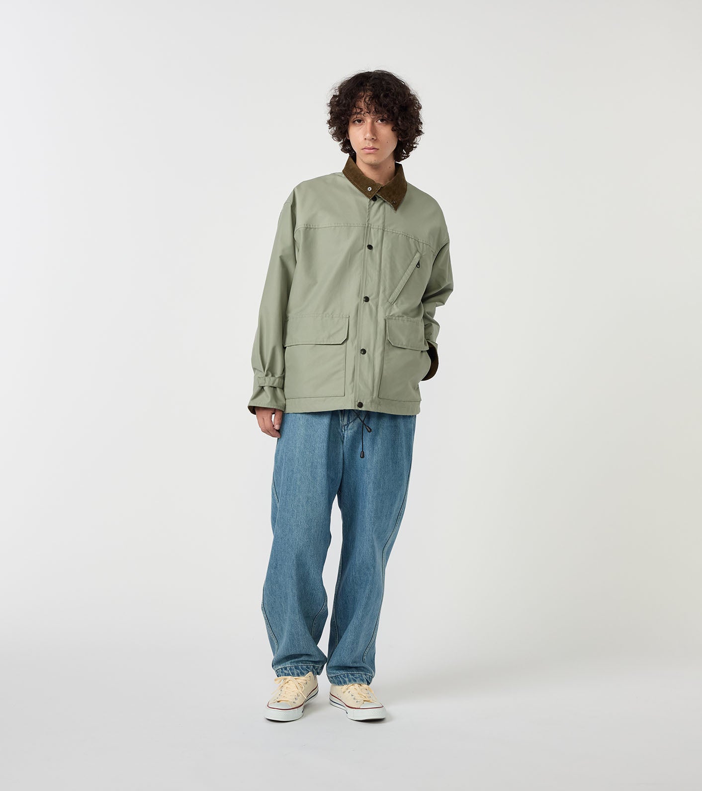 Denim Wide Tapered Field Pants – TIME AFTER TIME