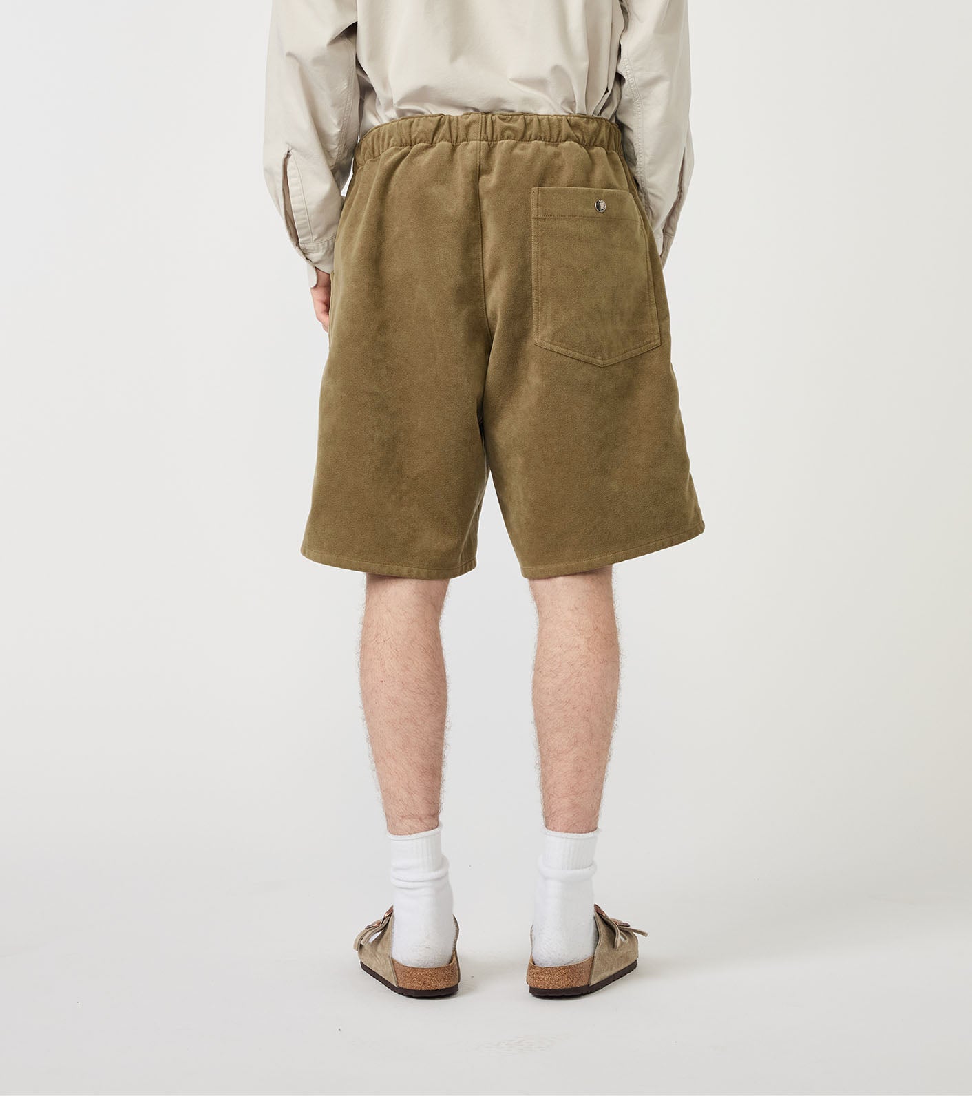 Synthetic Leather Field Shorts