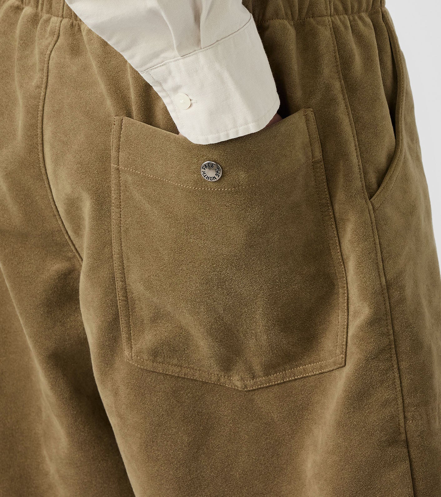 Synthetic Leather Field Shorts