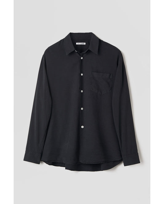 INITIAL SHIRT BLACK
