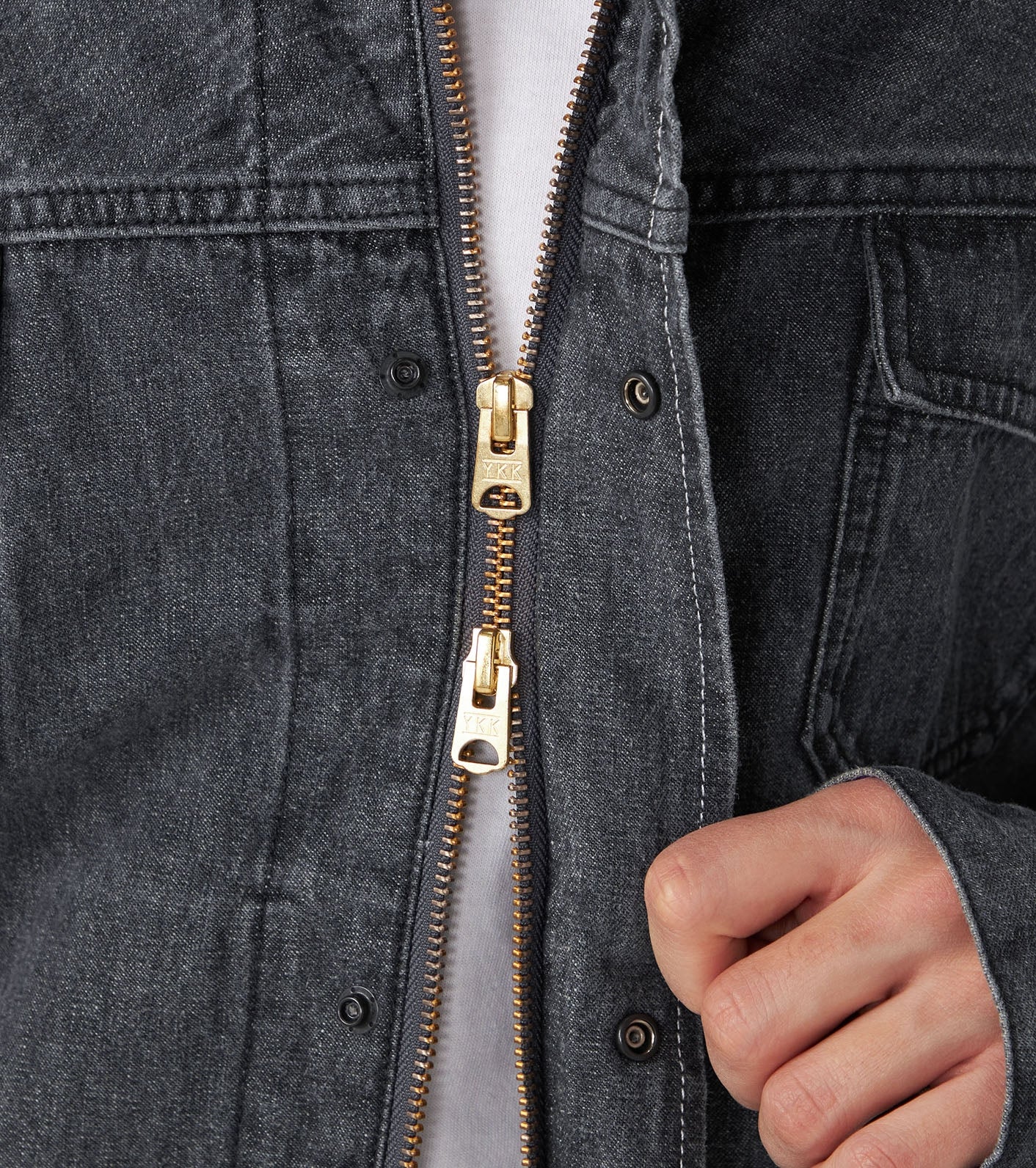 Linen Cotton Denim Field Jacket