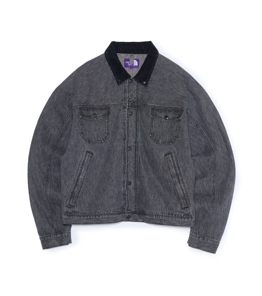 Linen Cotton Denim Field Jacket