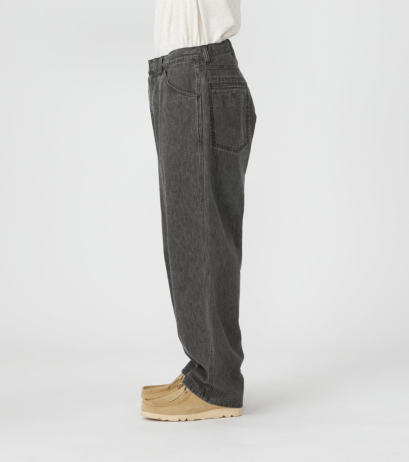 Linen Cotton Denim Field Pants