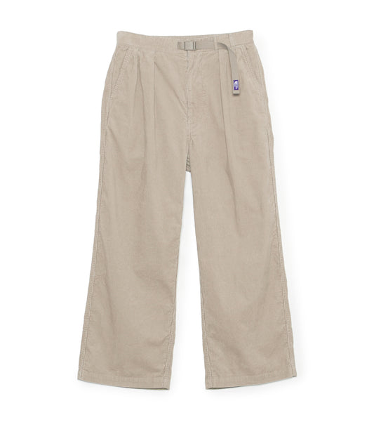 Corduroy Wide Straight Field Pants