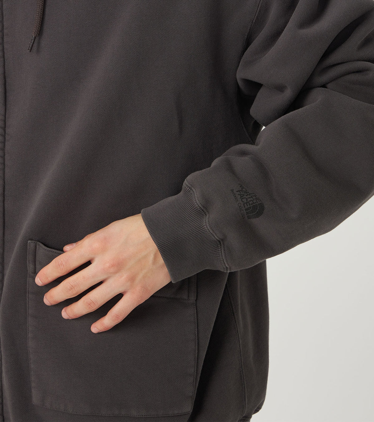 Garment Dyed Field Zip Up Hoodie