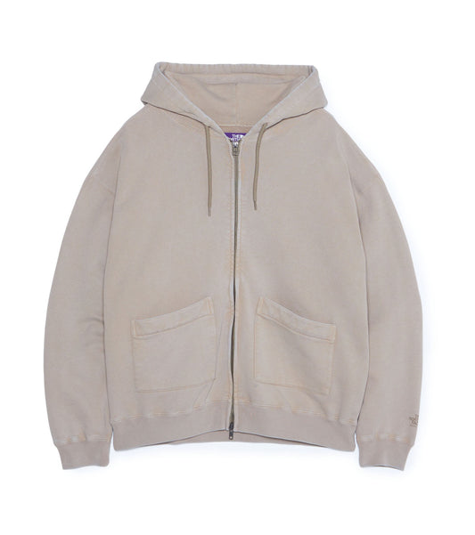 Garment Dyed Field Zip Up Hoodie