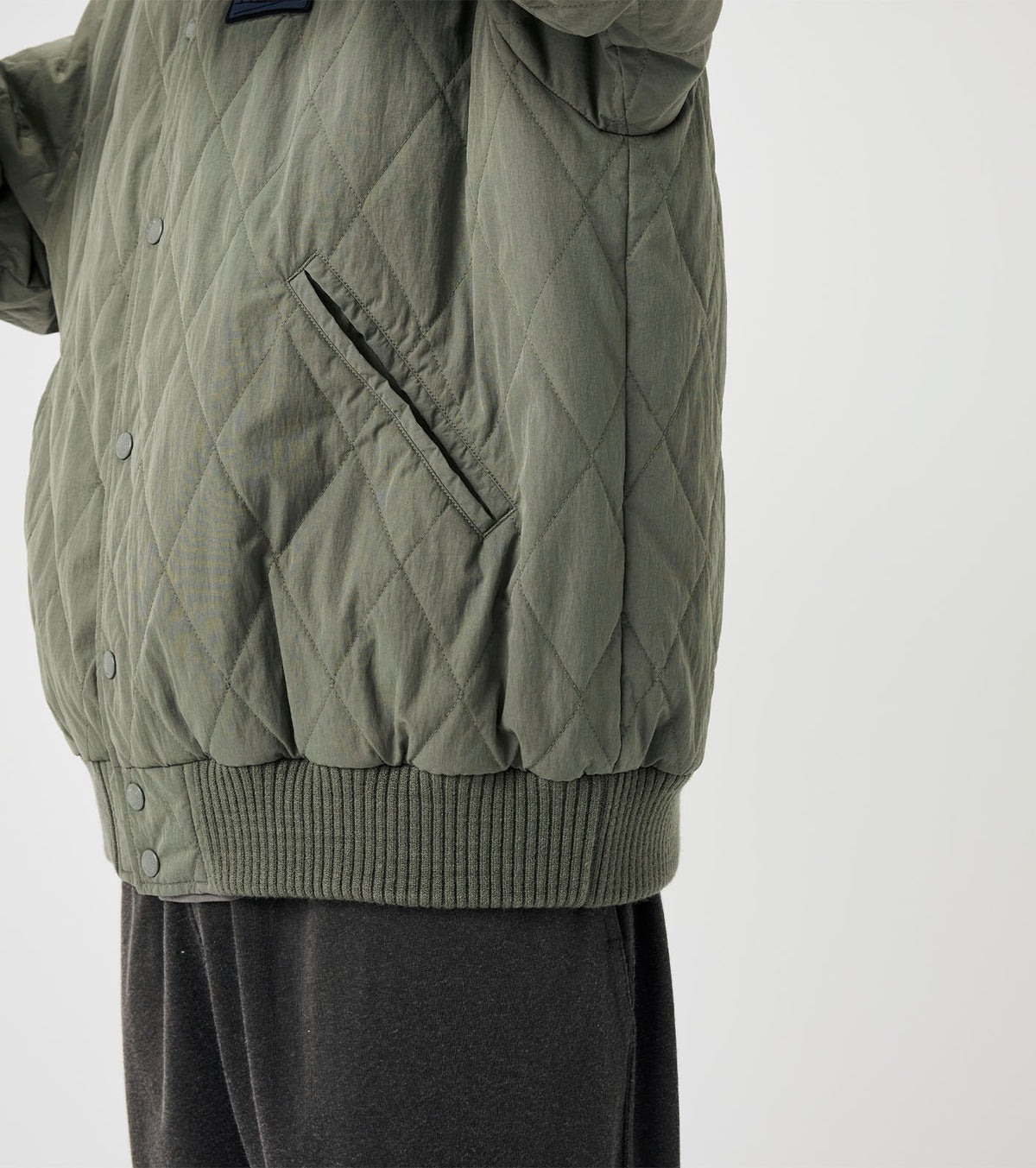 OOAL Quilting Varsity Jacket