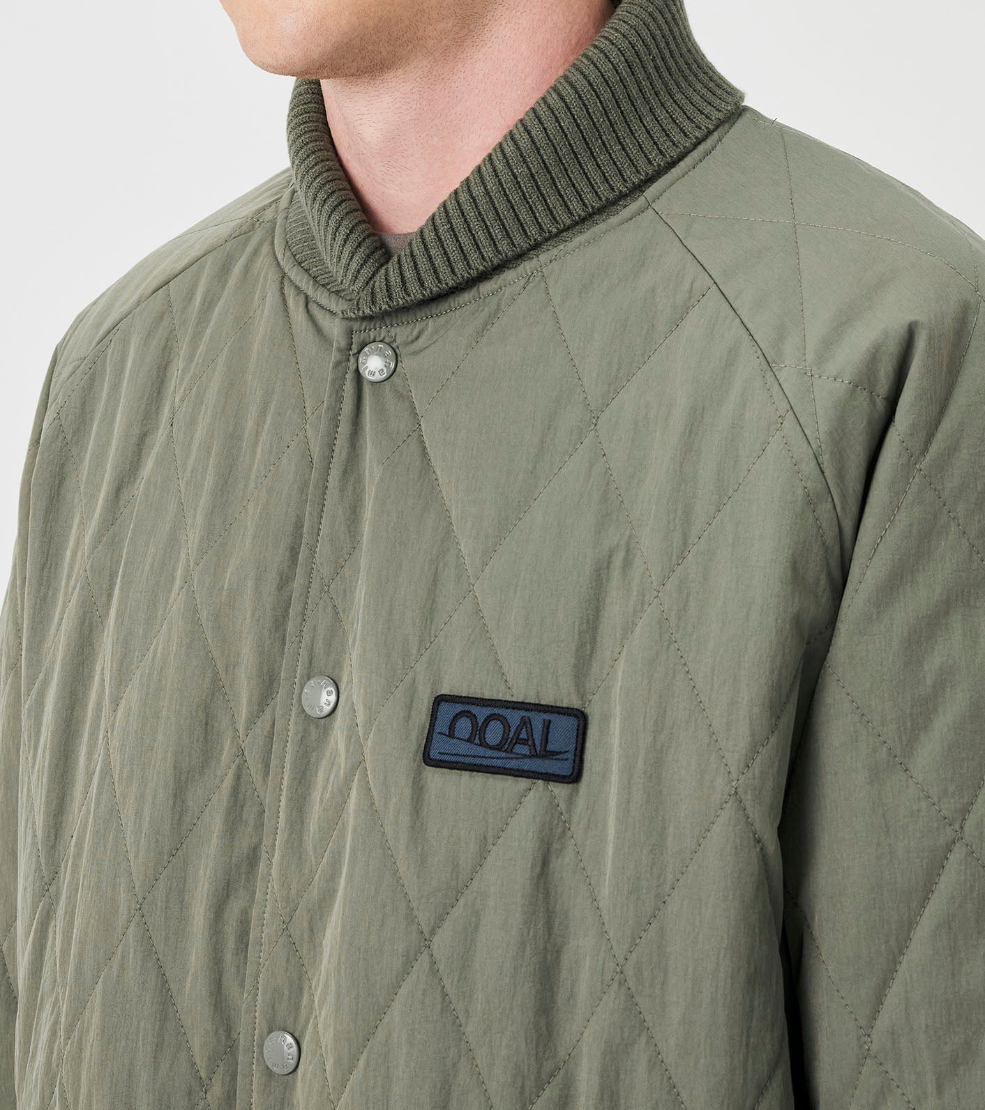 OOAL Quilting Varsity Jacket