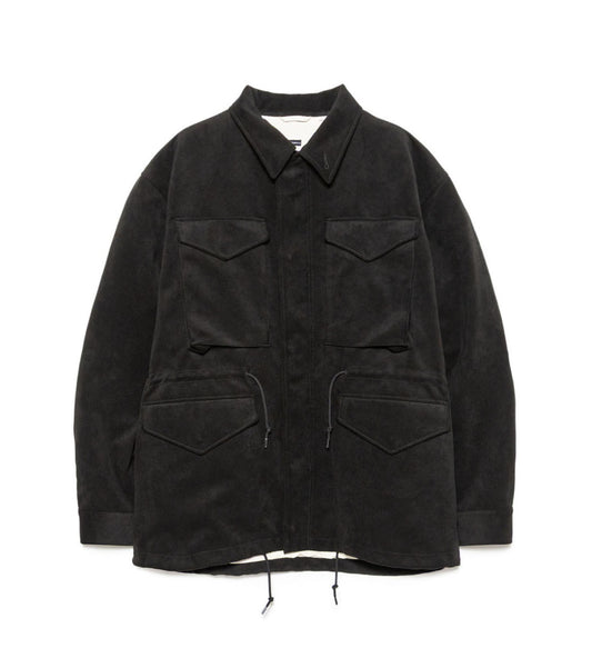 Synthetic Leather Field Jacket