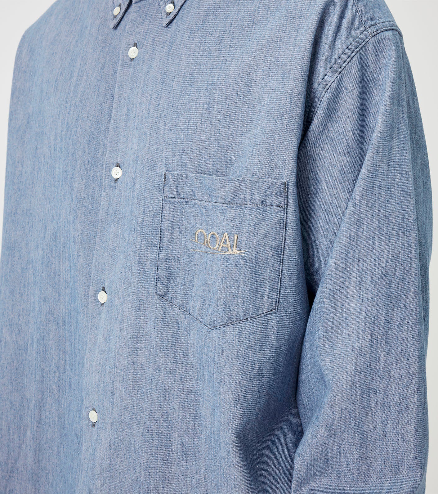OOAL Button Down Denim Shirt