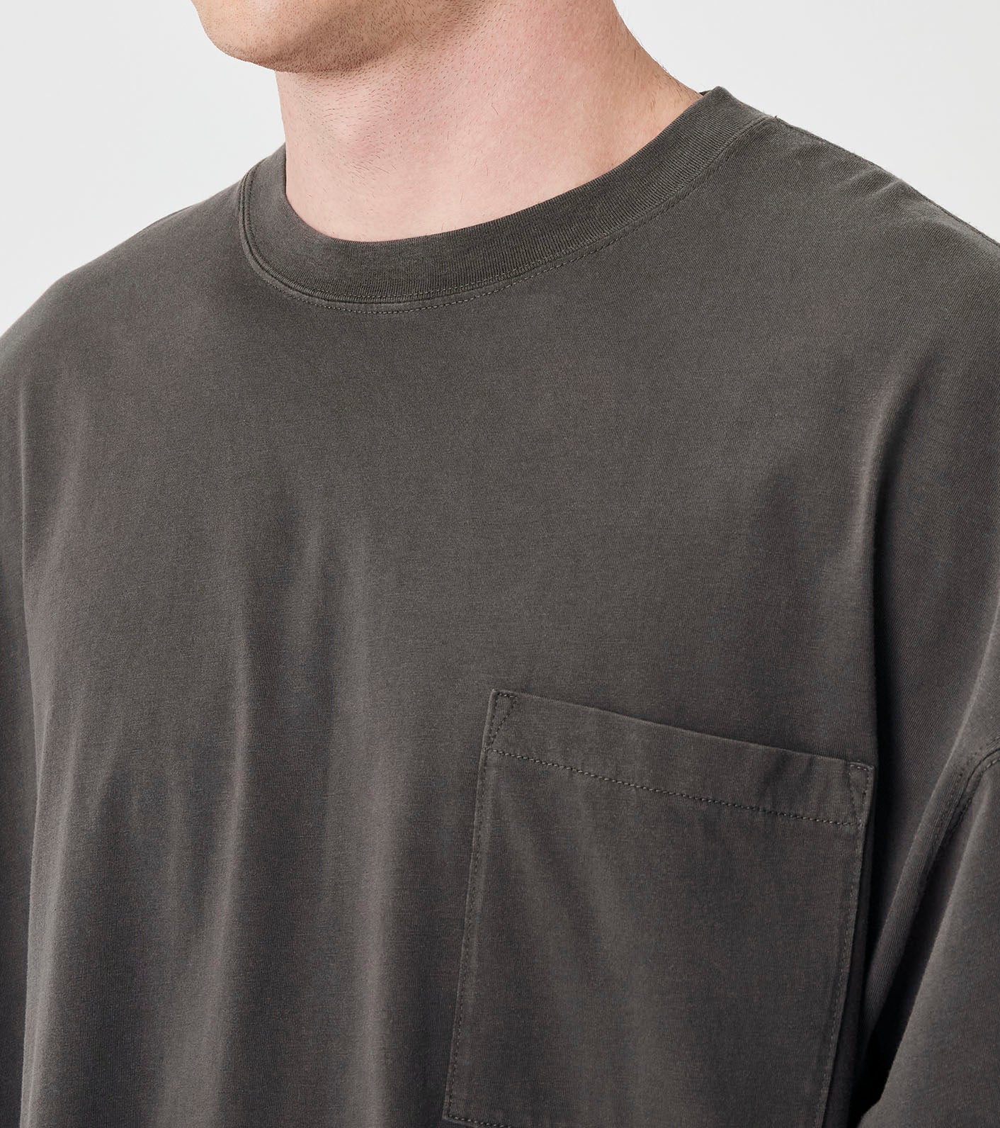 OOAL Long Sleeve Pocket Tee