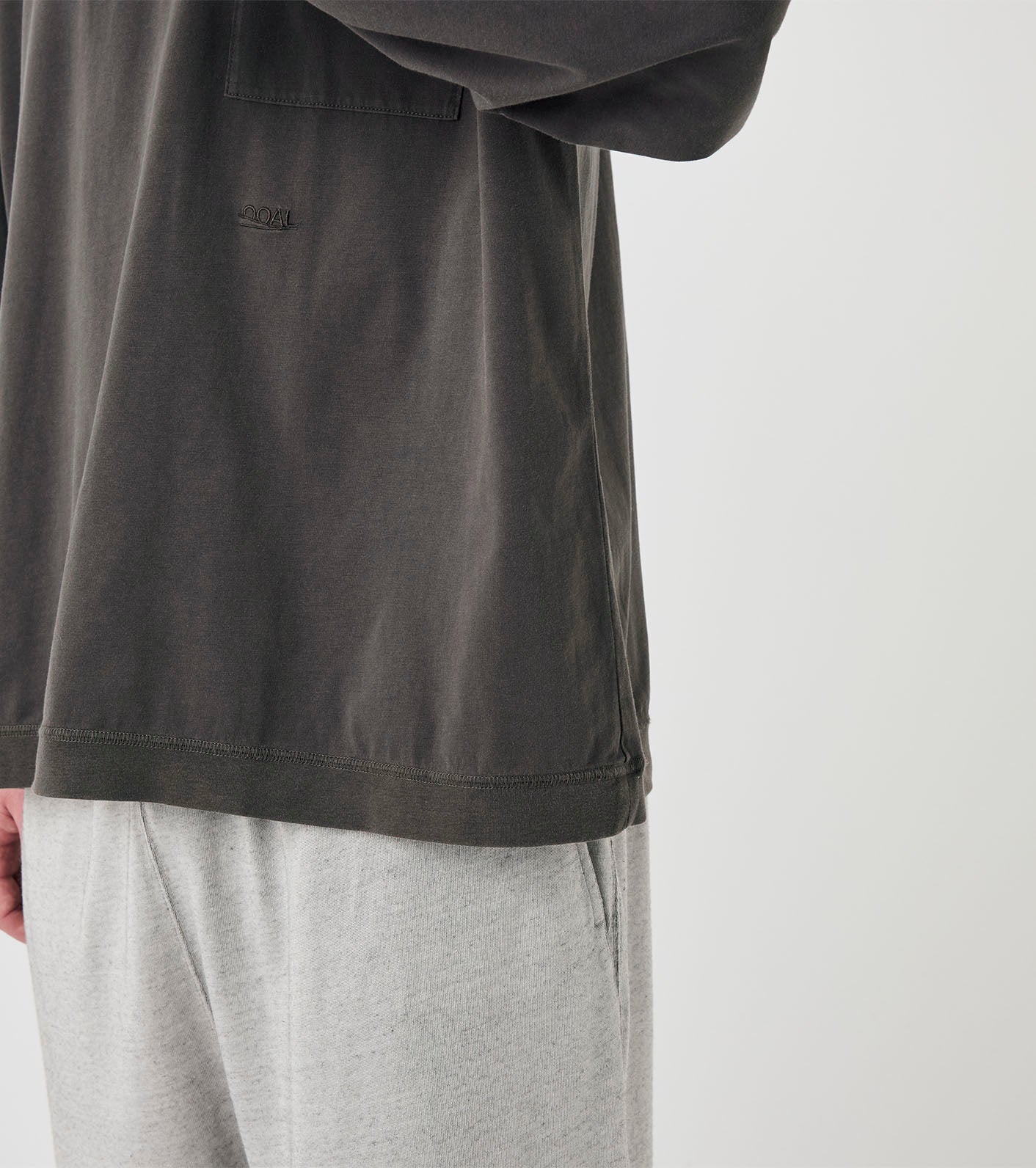OOAL Long Sleeve Pocket Tee