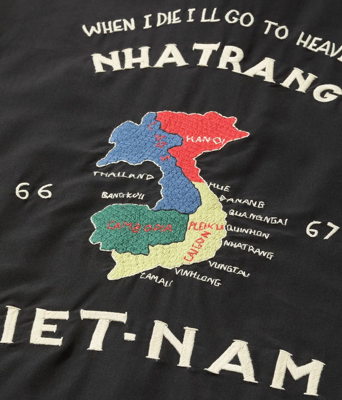 Mid 1960s Style Cotton Rayon Vietnam Jacket “VIETNAM MAP” (AGING MODEL) TT15547