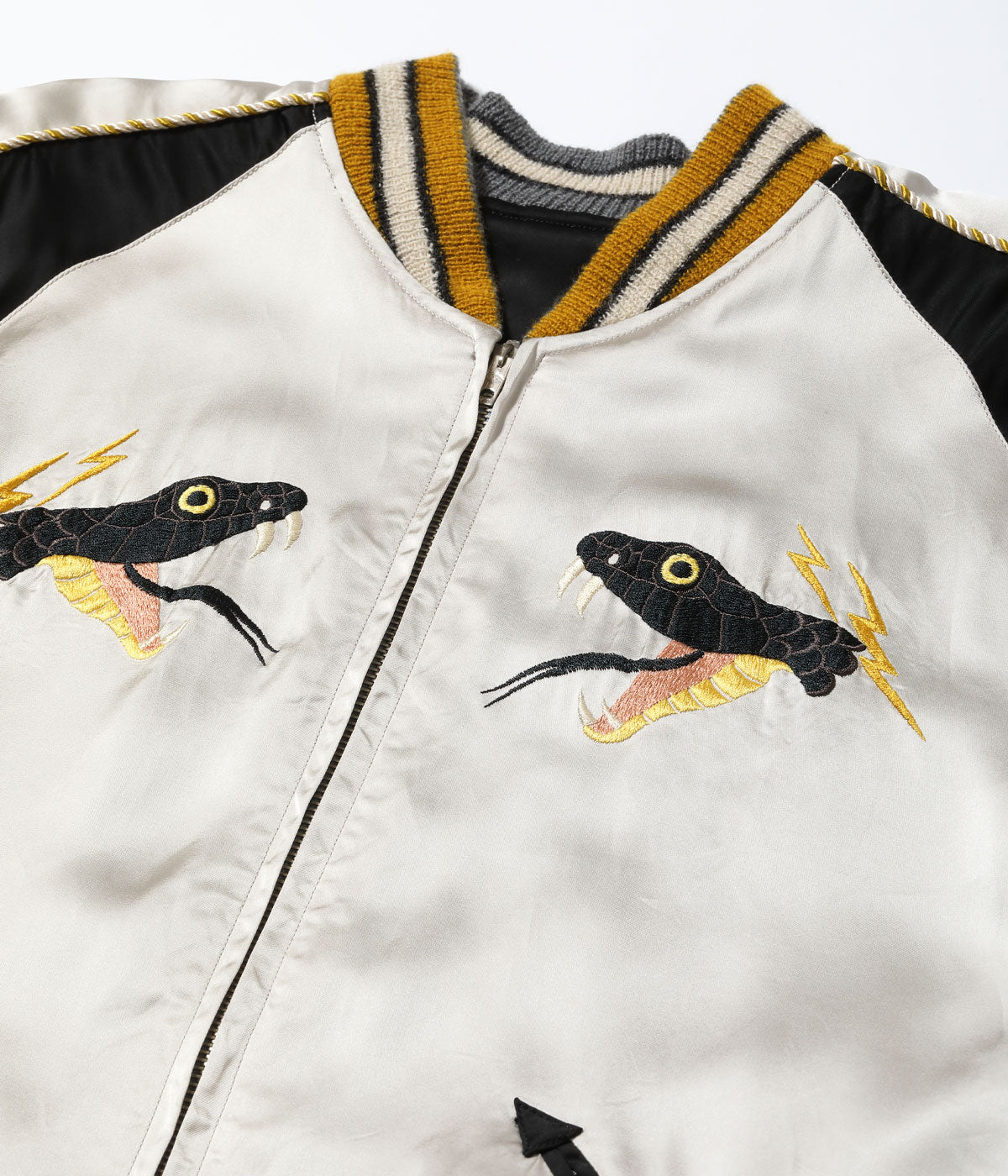 Acetate Souvenir Jacket TOYO ENTERPRISE 60th Anniversary Special Edition “BLACK SNAKE” × “RED SNAKE” TT15808-190