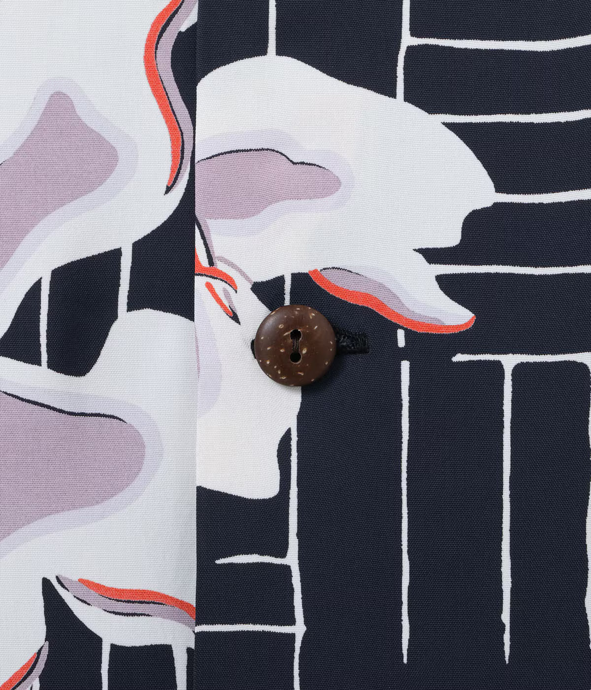 RAYON HAWAIIAN SHIRT “WHITE GINGER”SS39615