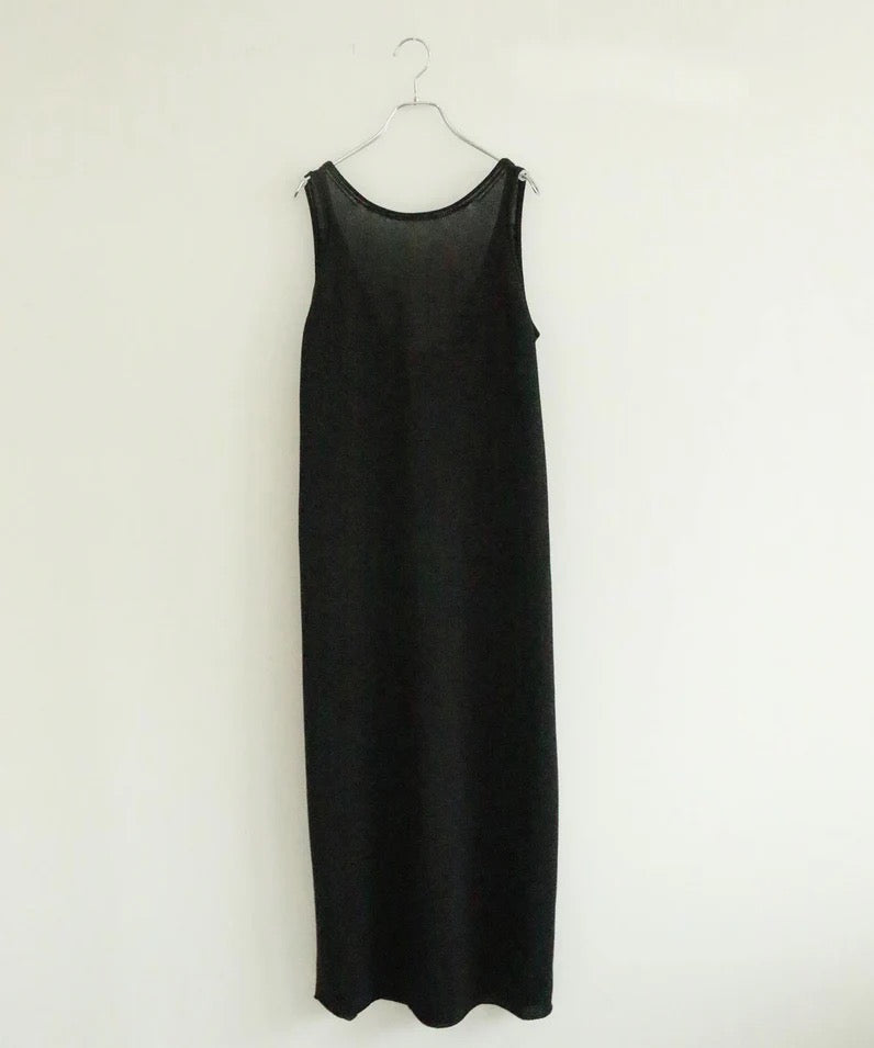 paper knit 2way dress