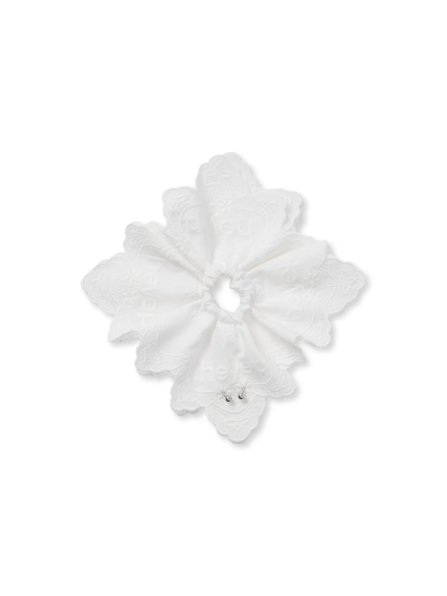 Pierced Lace Scrunchie