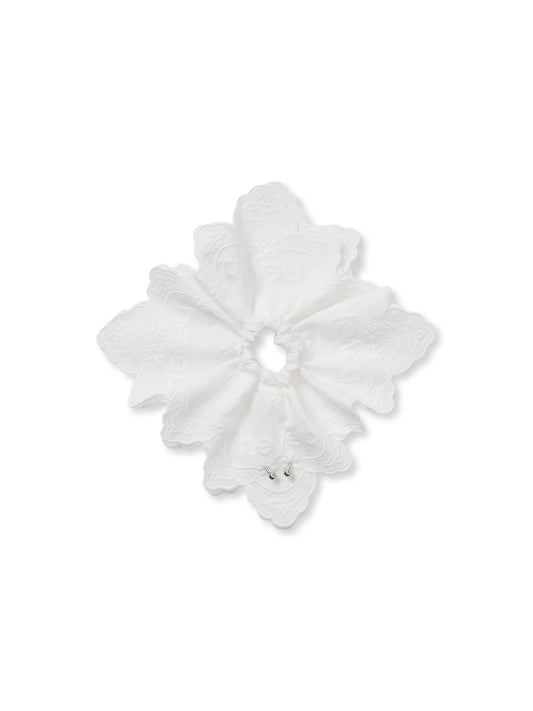 Pierced Lace Scrunchie