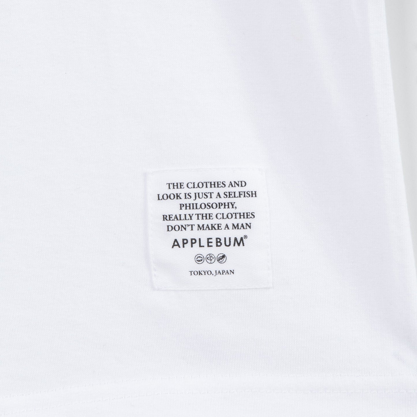 "Nice! APPLEBUM" 3/4 Sleeve Raglan T-shirt