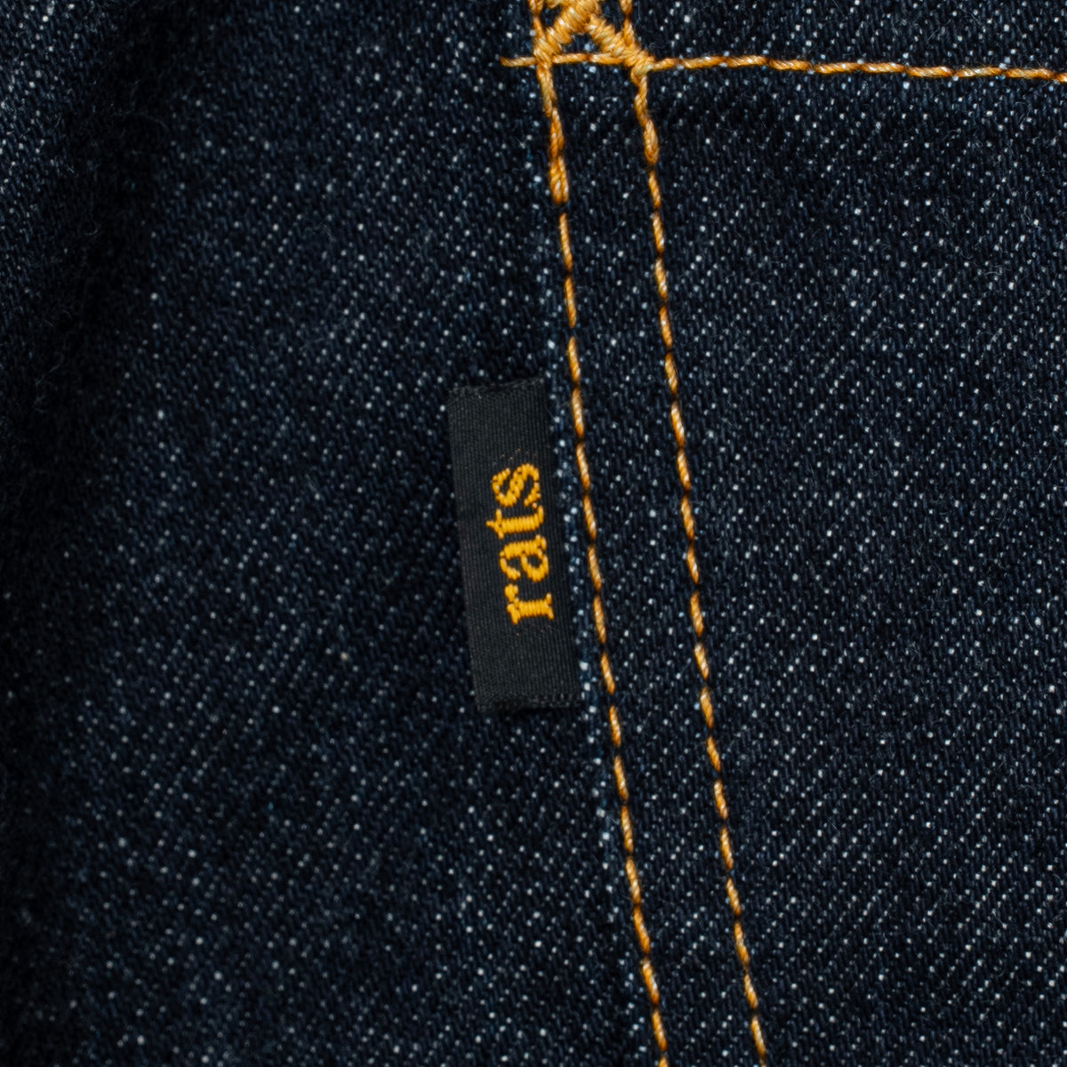 DARK INDIGO DENIM PANTS ONE WASH