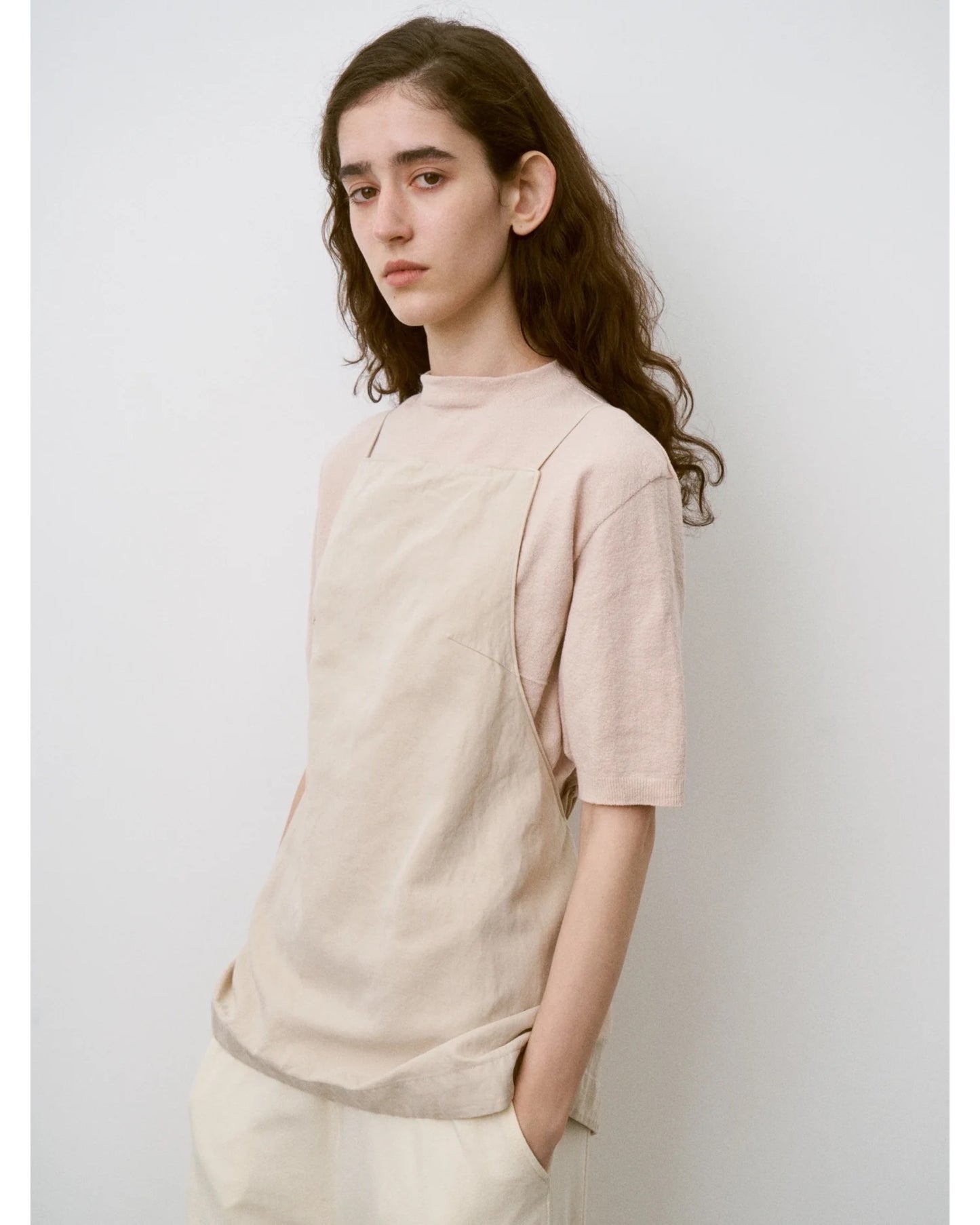 stretch organic cotton bottle-neck P/O