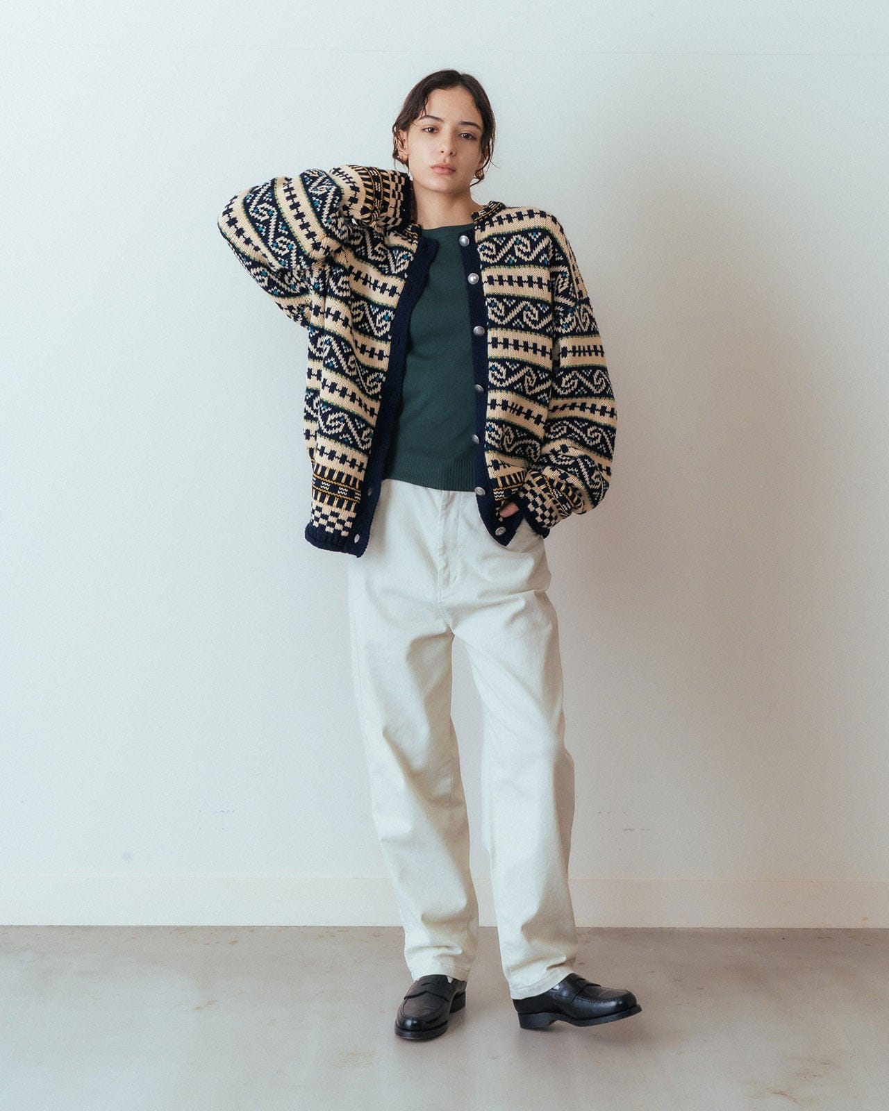 FAIR ISLE KNIT CARDIGAN