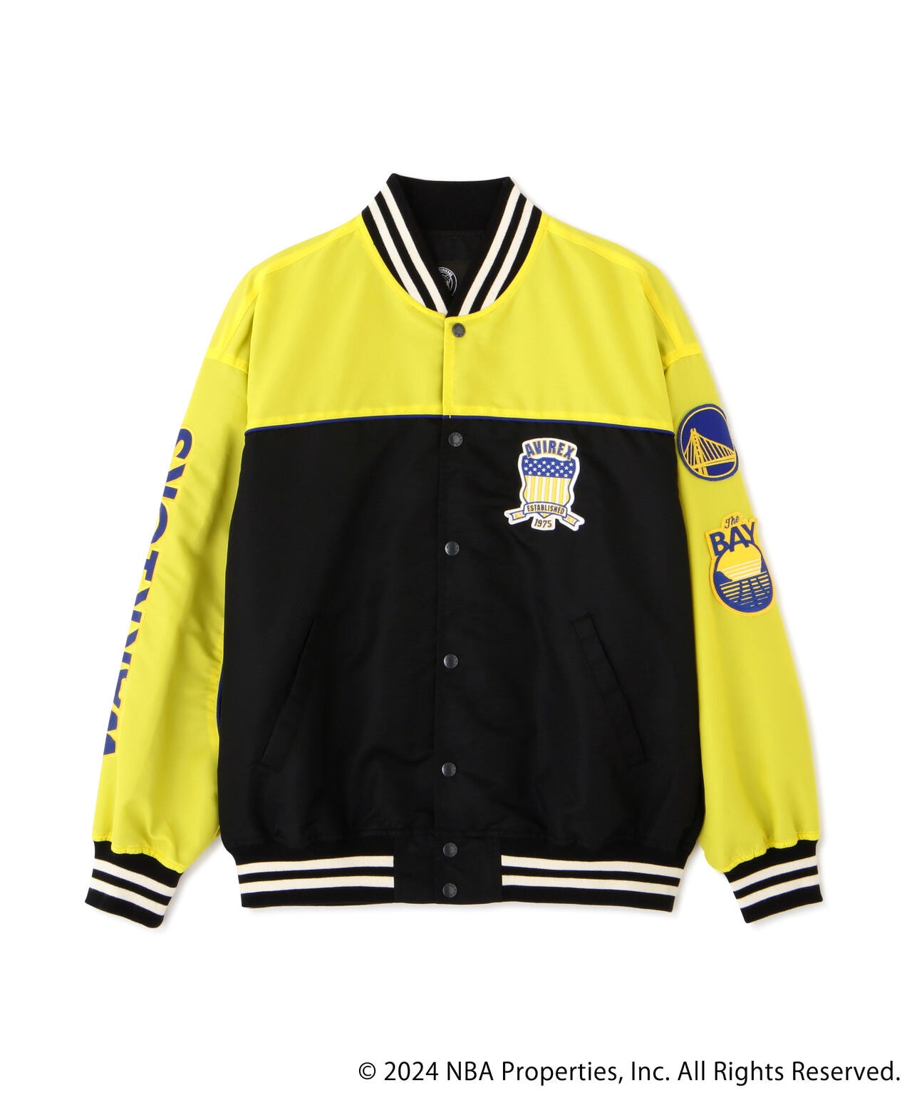 《AVIREX × NBA》NYLON JACKET