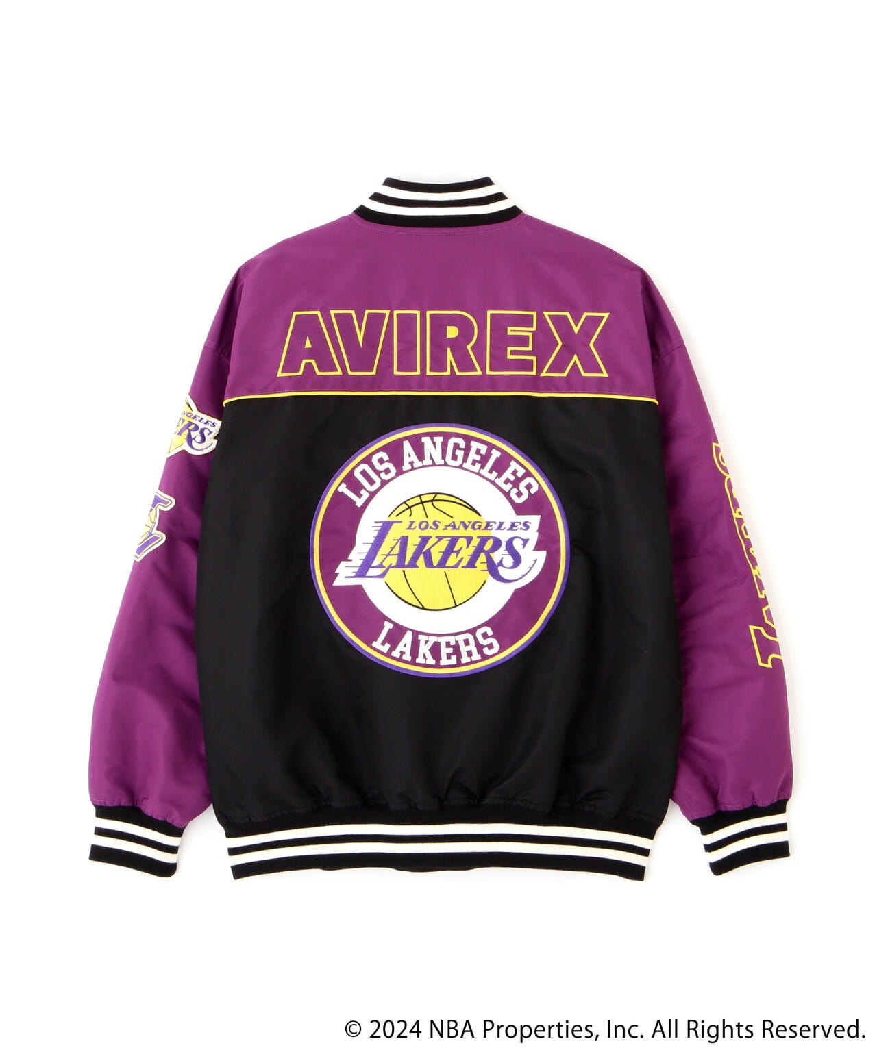 《AVIREX × NBA》NYLON JACKET