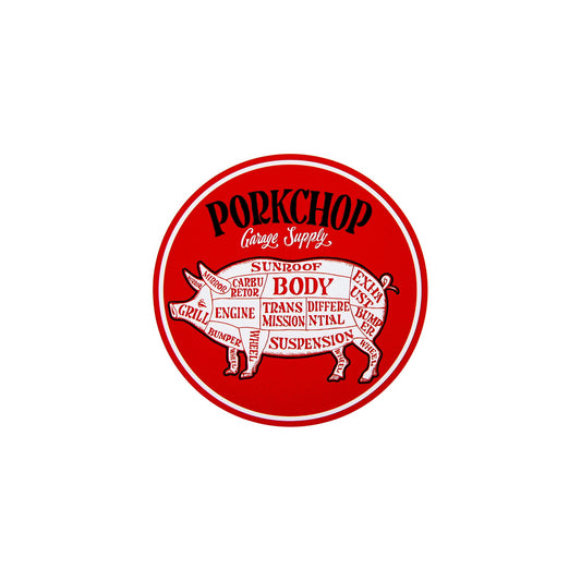 PORKCHOP CIRCLE STICKER