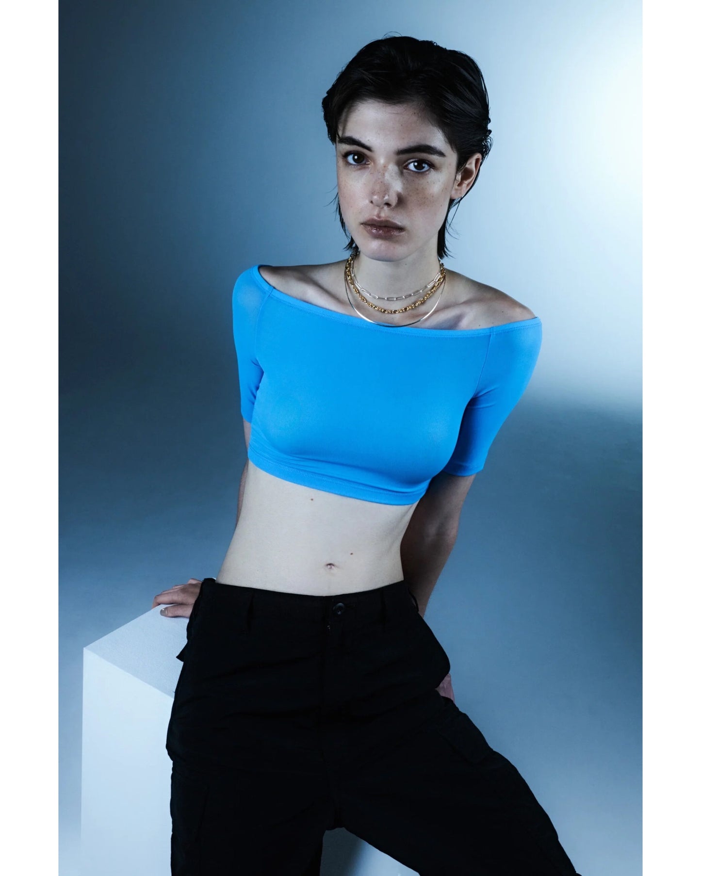 rectangle chain necklace