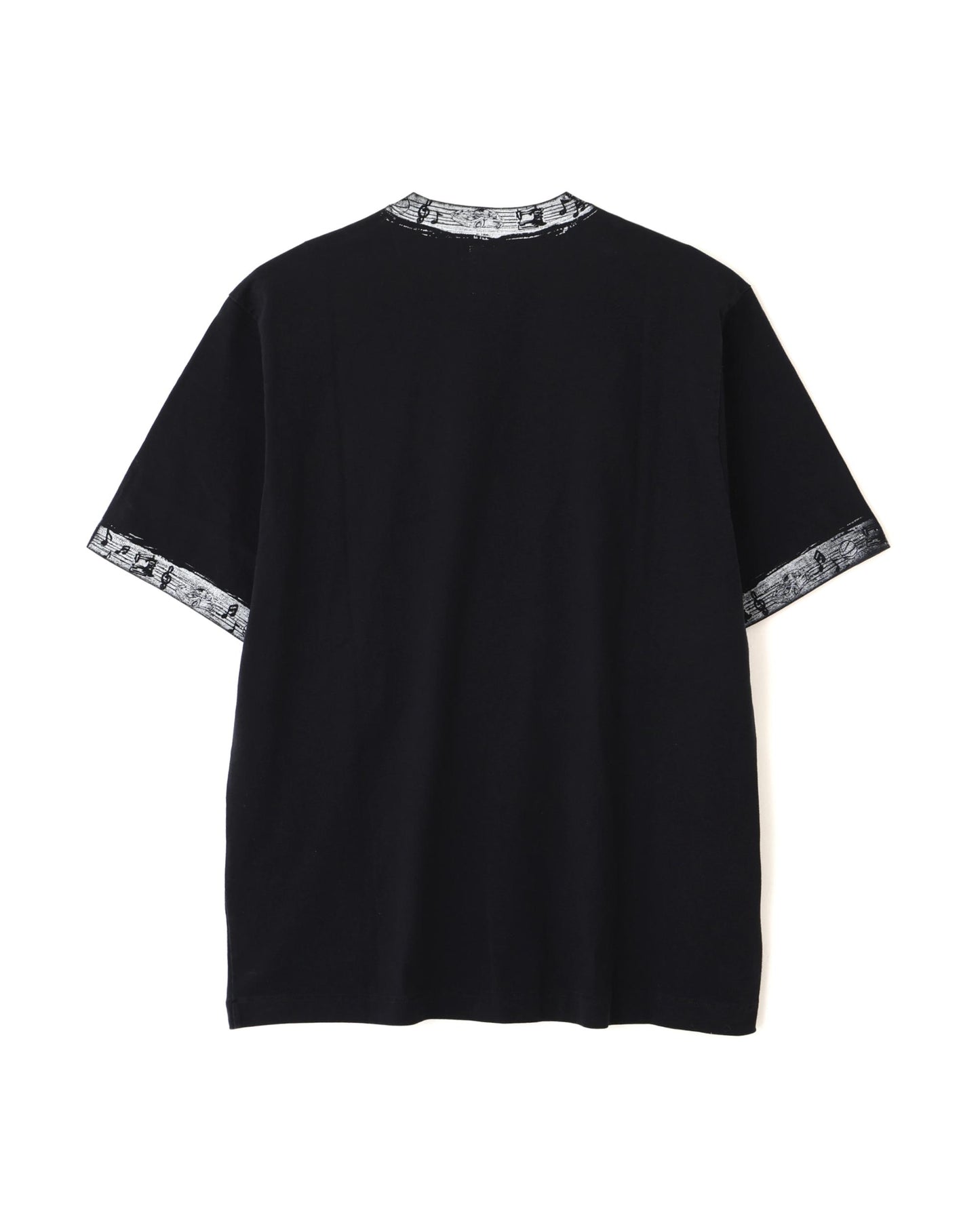 Dear Boro Indigo Ringer Tee  BLACK