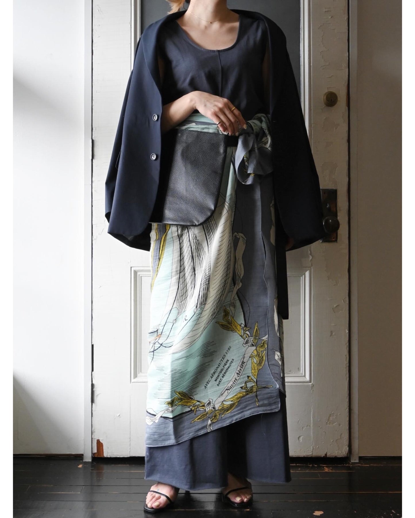 コットンシルクストール120 - トロピカルガーデン