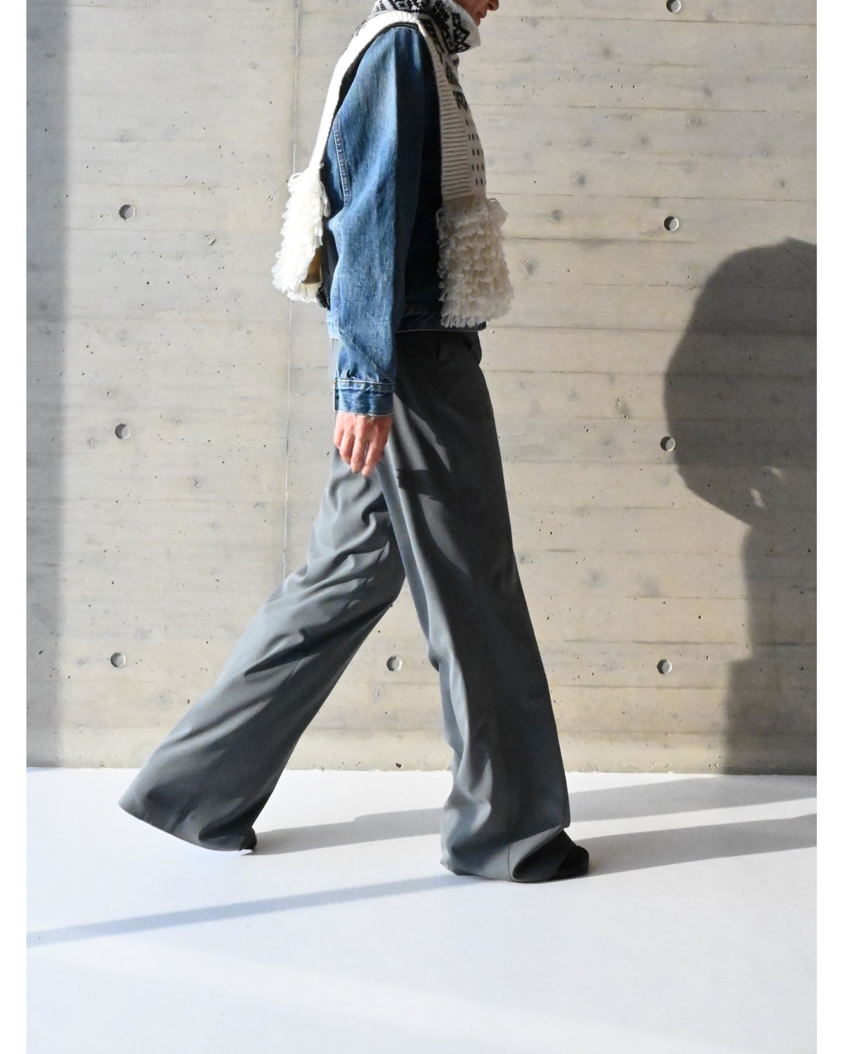 STRETCH WIDE LEG PANTS 13332