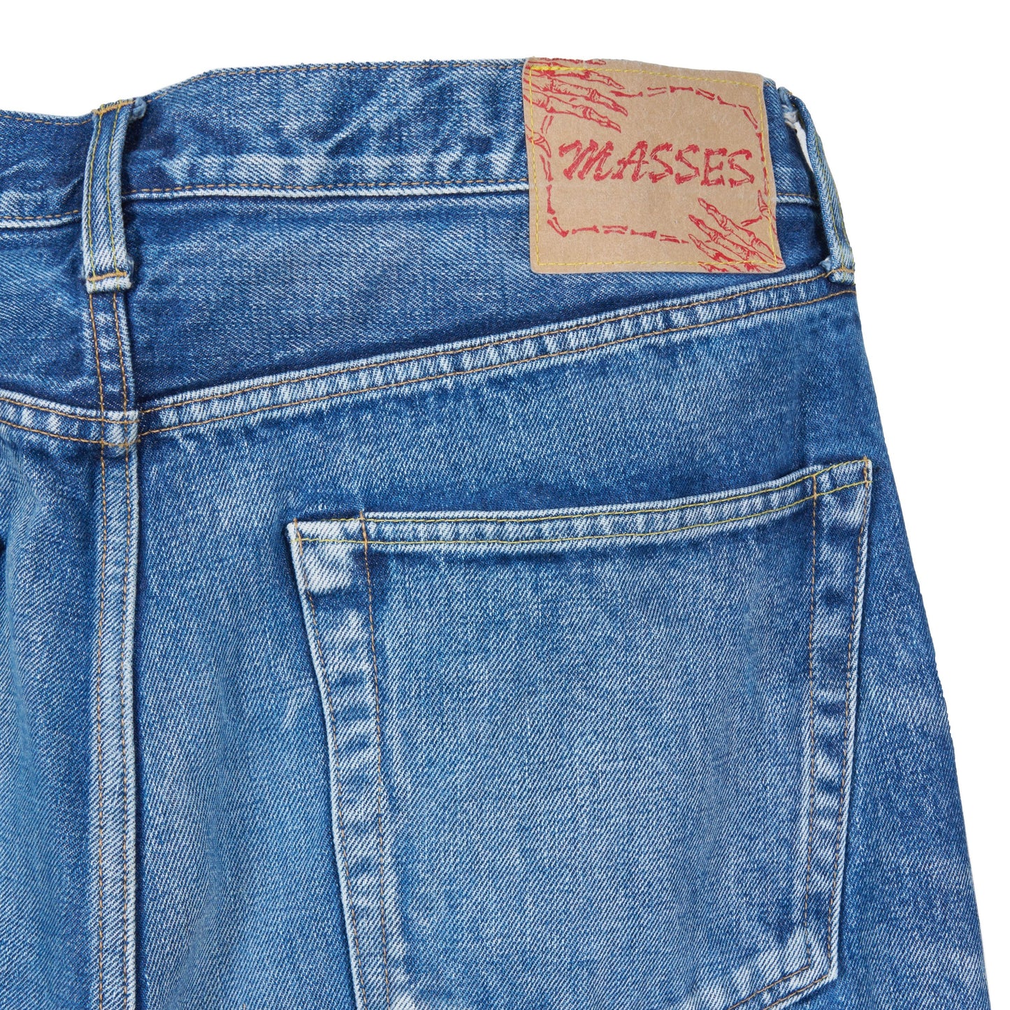 DENIM 5P PANTS H.WASH