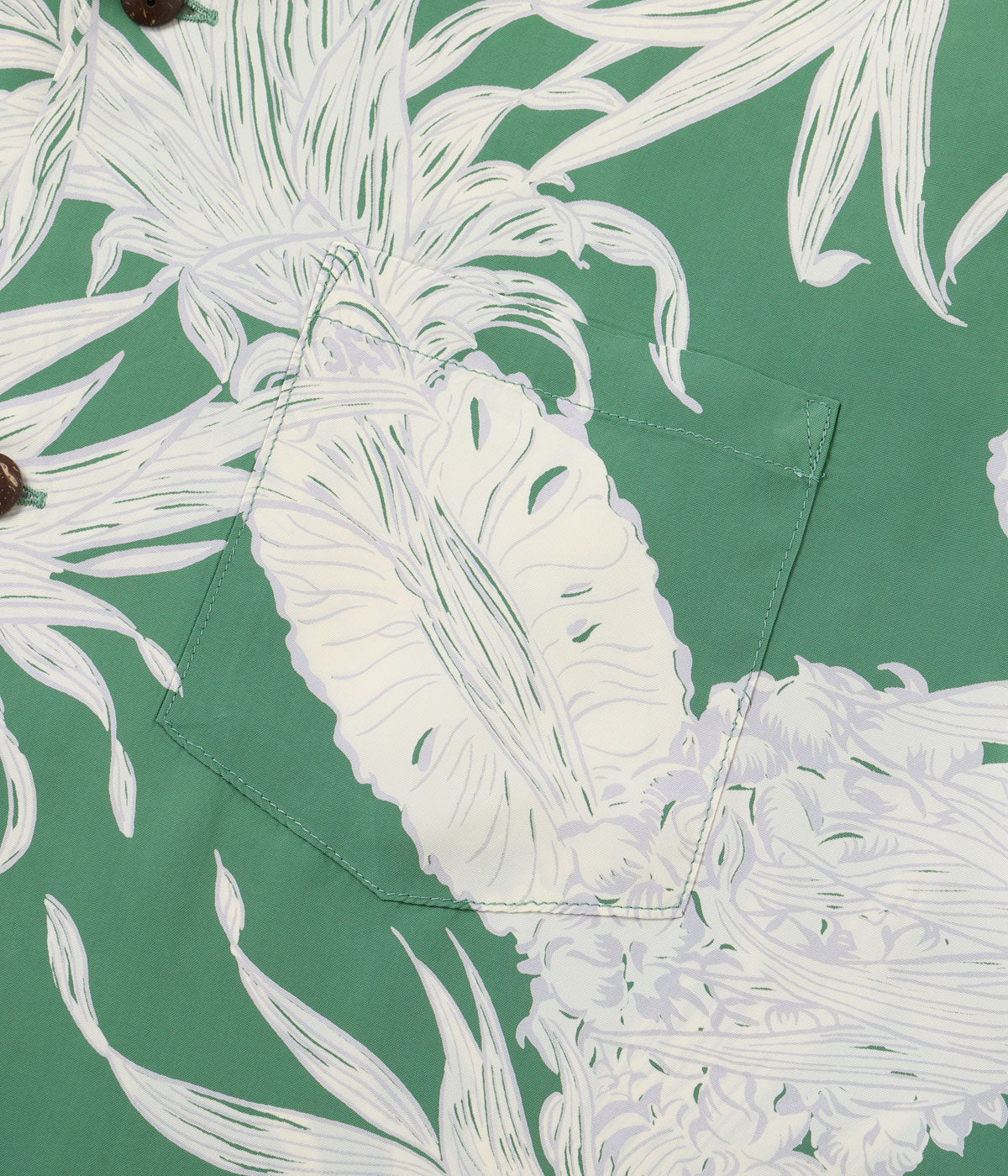 RAYON HAWAIIAN SHIRT “ISLAND PINEAPPLE” SS39413