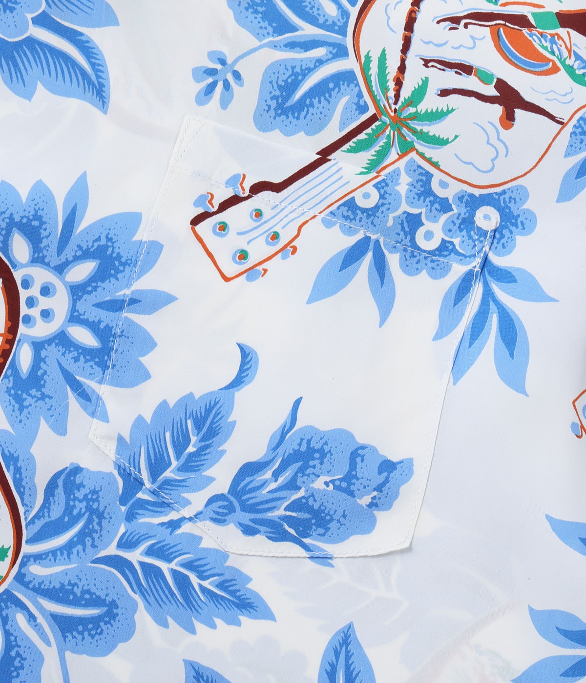 RAYON HAWAIIAN SHIRT “UKULELE MELODY”SS39613