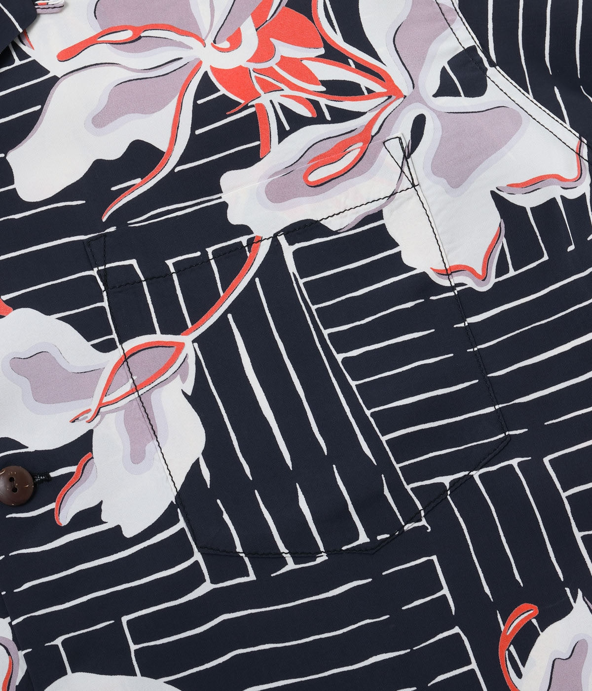 RAYON HAWAIIAN SHIRT “WHITE GINGER” SS39615 – TIME AFTER TIME
