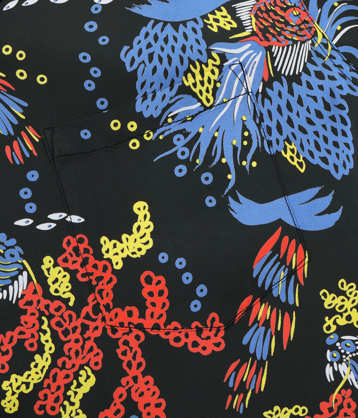 RAYON HAWAIIAN SHIRT “TROPICAL FISH” SS39626