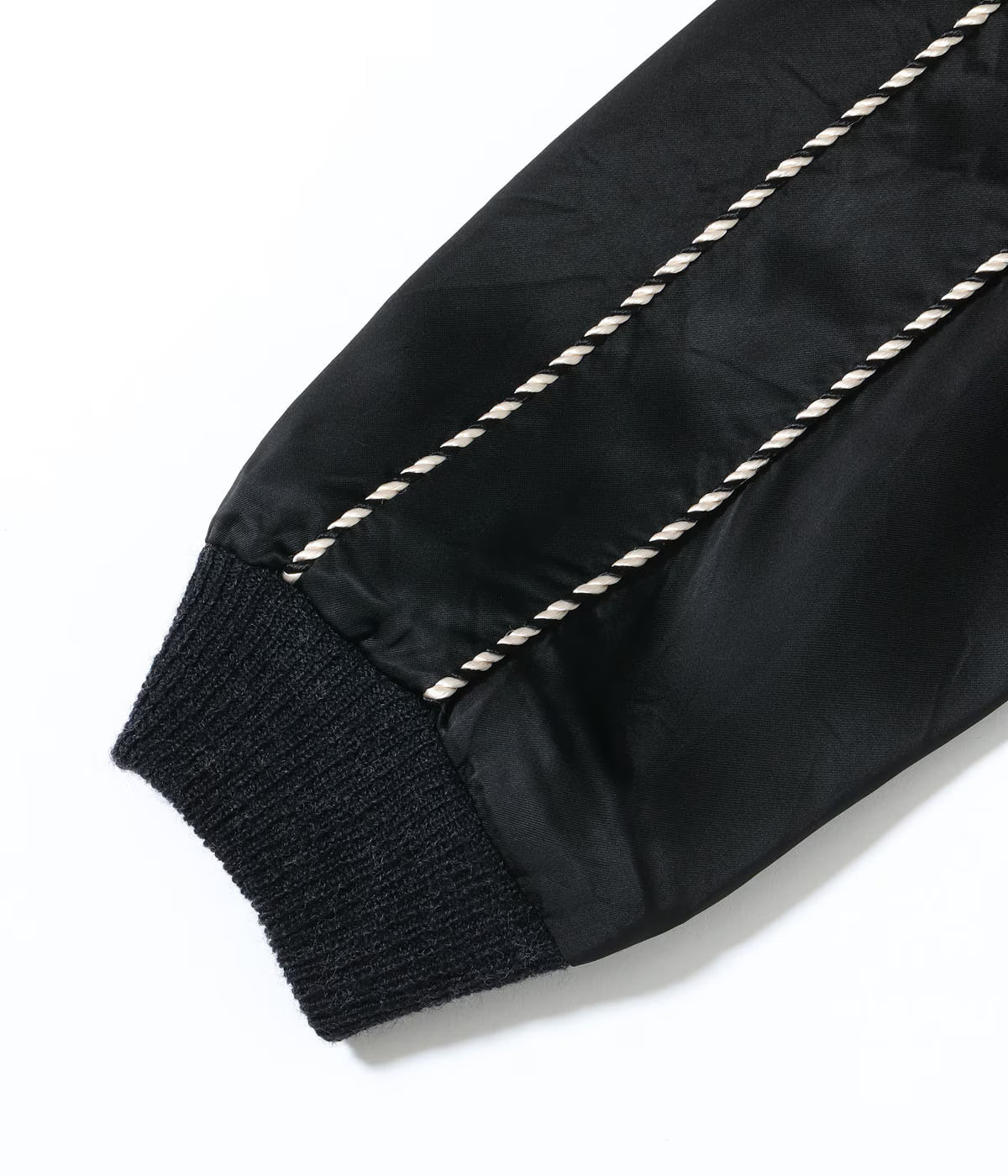 Late 1940s Style Acetate Souvenir Jacket KOSHO & CO. Special Edition “WHITE TIGER” × “JAPAN MAP” TT15912-119