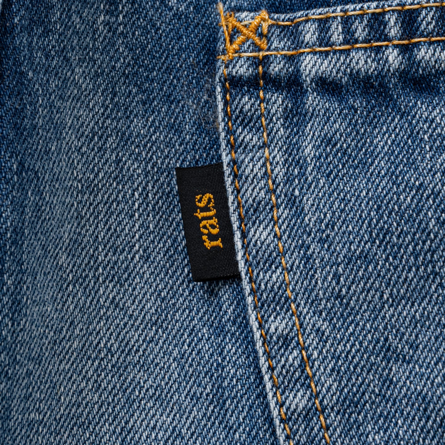 VINTAGE WASH DENIM PANTS