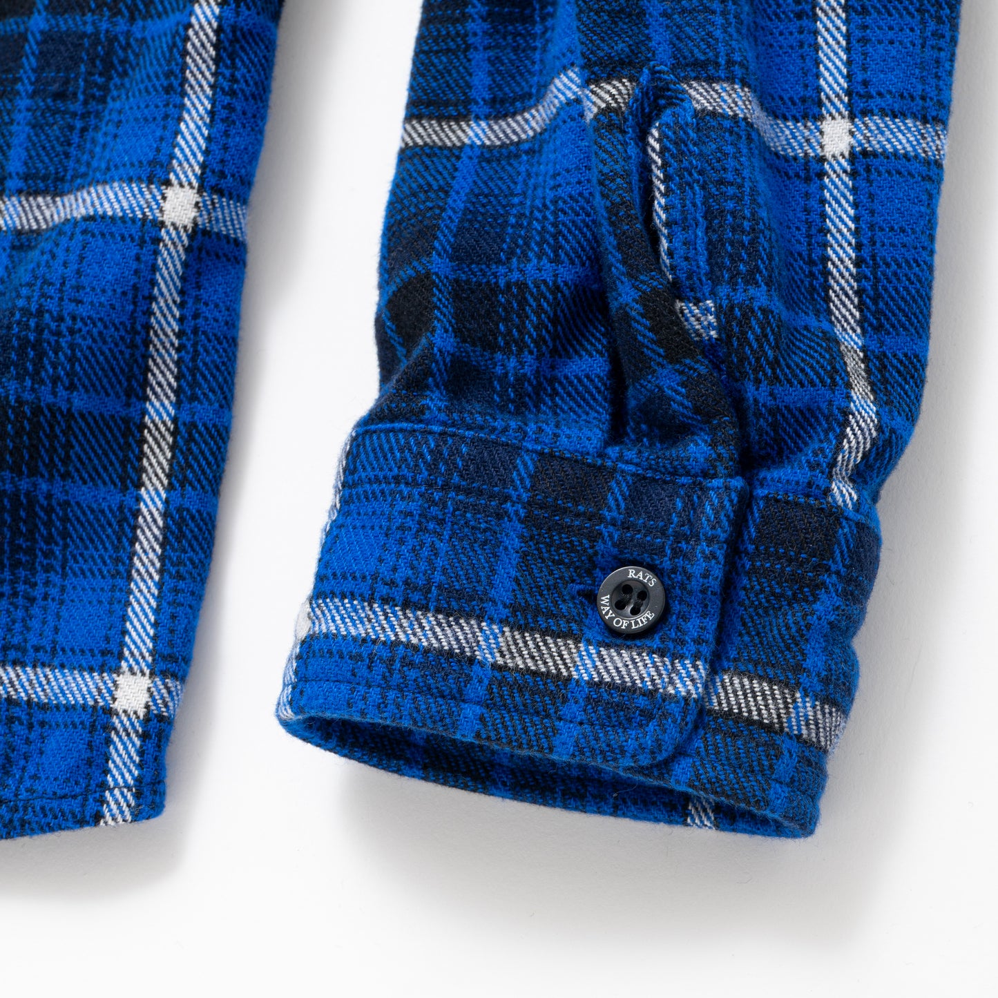 COTTON FLANNEL BLUE CHECK SHIRT