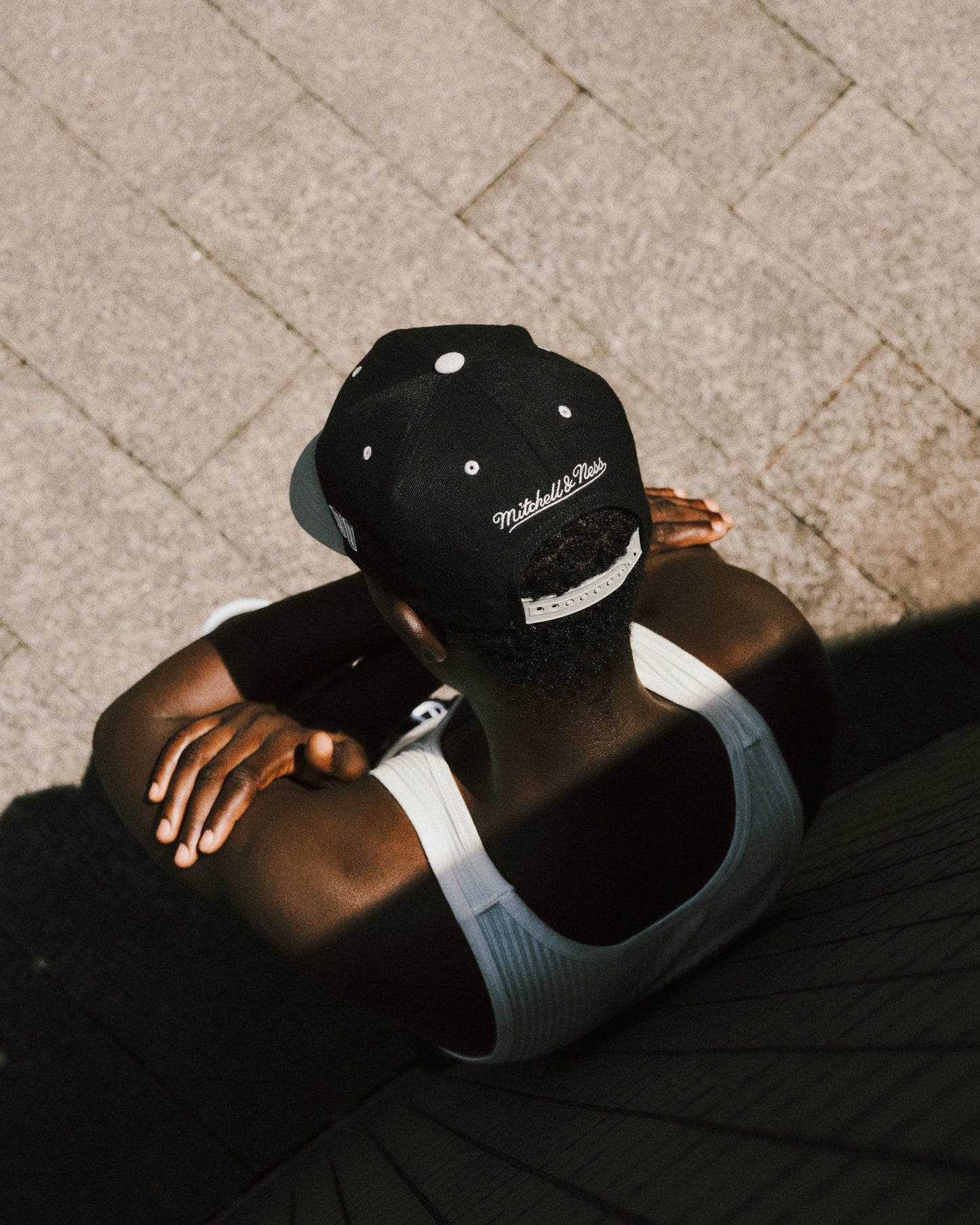 MITCHELL & NESS / 6 PANEL STRETCH SNAPBACK CAP