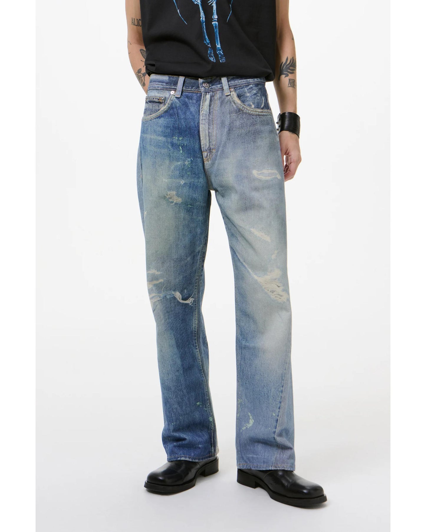 THIRD CUT DIGITAL DENIM PRINT  4205TDD