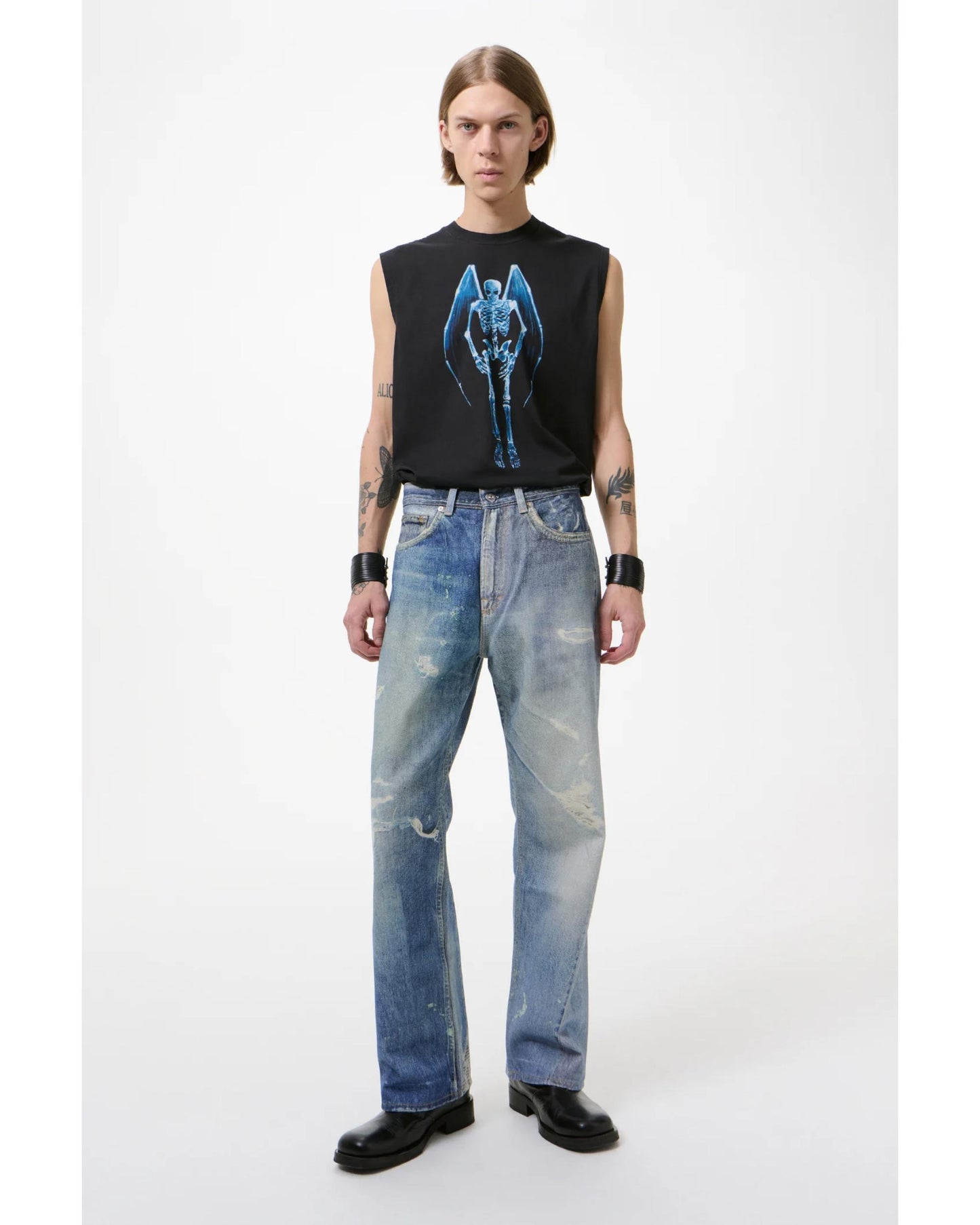 THIRD CUT DIGITAL DENIM PRINT  4205TDD